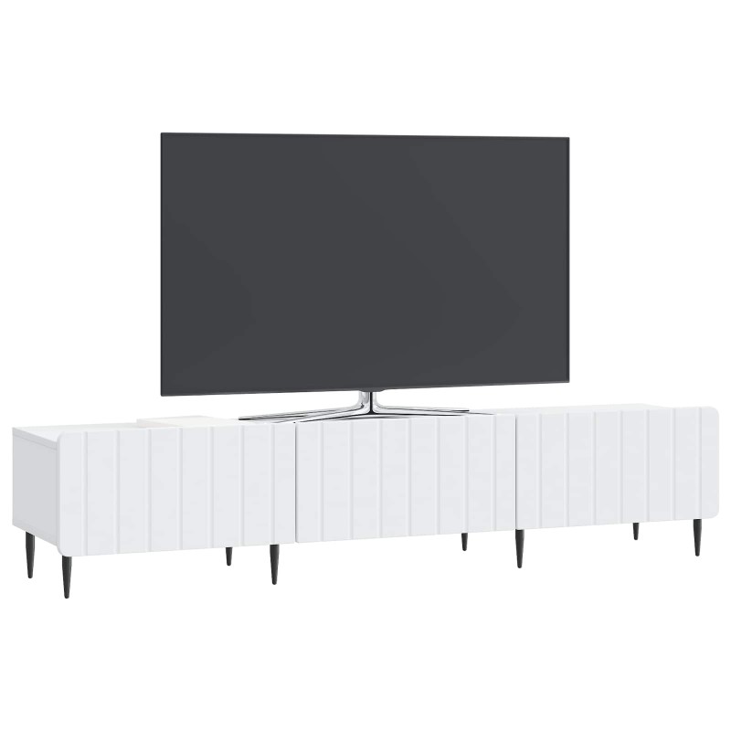vidaXL Ντουλάπι TV Λευκό 147 x 34,5 x 32 εκ Επεξεργασμένο Ξύλο