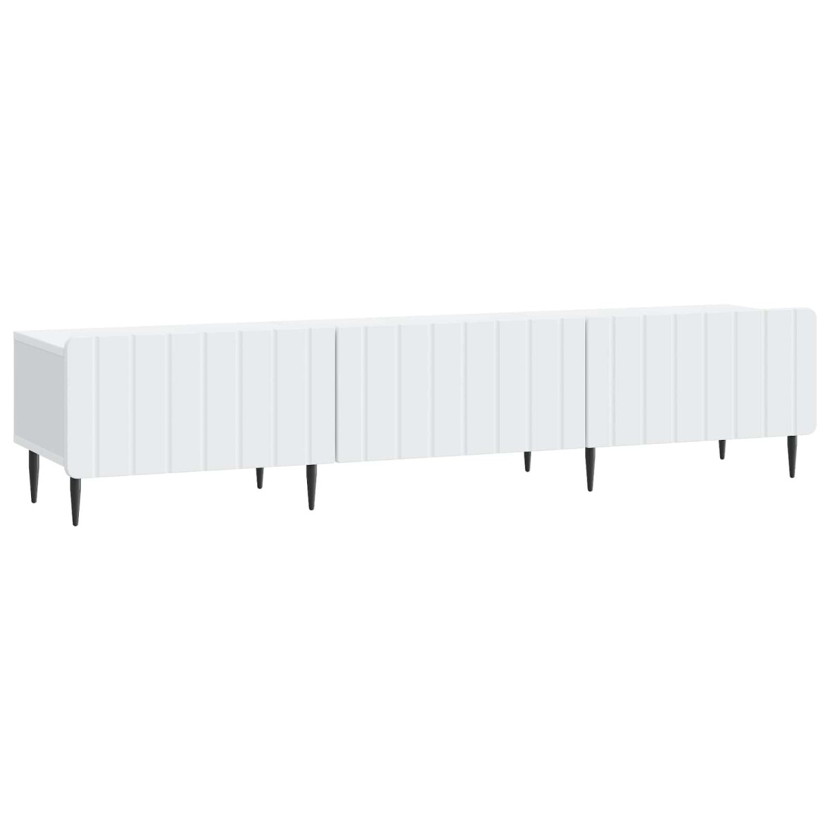 vidaXL Ντουλάπι TV Λευκό 147 x 34,5 x 32 εκ Επεξεργασμένο Ξύλο