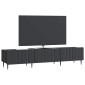 vidaXL Ντουλάπι TV Μαύρο 147 x 34,5 x 32 εκ Επεξεργασμένο Ξύλο