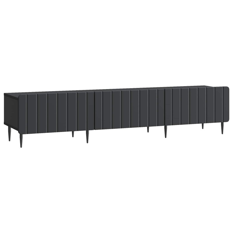 vidaXL Ντουλάπι TV Μαύρο 147 x 34,5 x 32 εκ Επεξεργασμένο Ξύλο