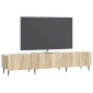 vidaXL Ντουλάπι TV Sonoma Δρυς 147 x 34,5 x 32 εκ Επεξεργασμένο Ξύλο