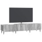 vidaXL Ντουλάπι TV Γκρι Sonoma 147 x 34,5 x 32 εκ Επεξεργασμένο Ξύλο