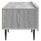 vidaXL Ντουλάπι TV Γκρι Sonoma 147 x 34,5 x 32 εκ Επεξεργασμένο Ξύλο
