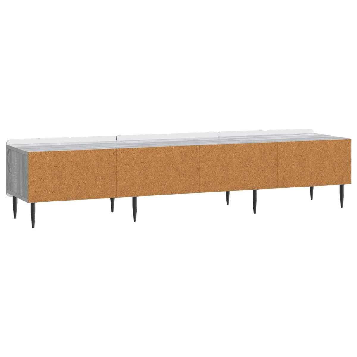 vidaXL Ντουλάπι TV Γκρι Sonoma 147 x 34,5 x 32 εκ Επεξεργασμένο Ξύλο