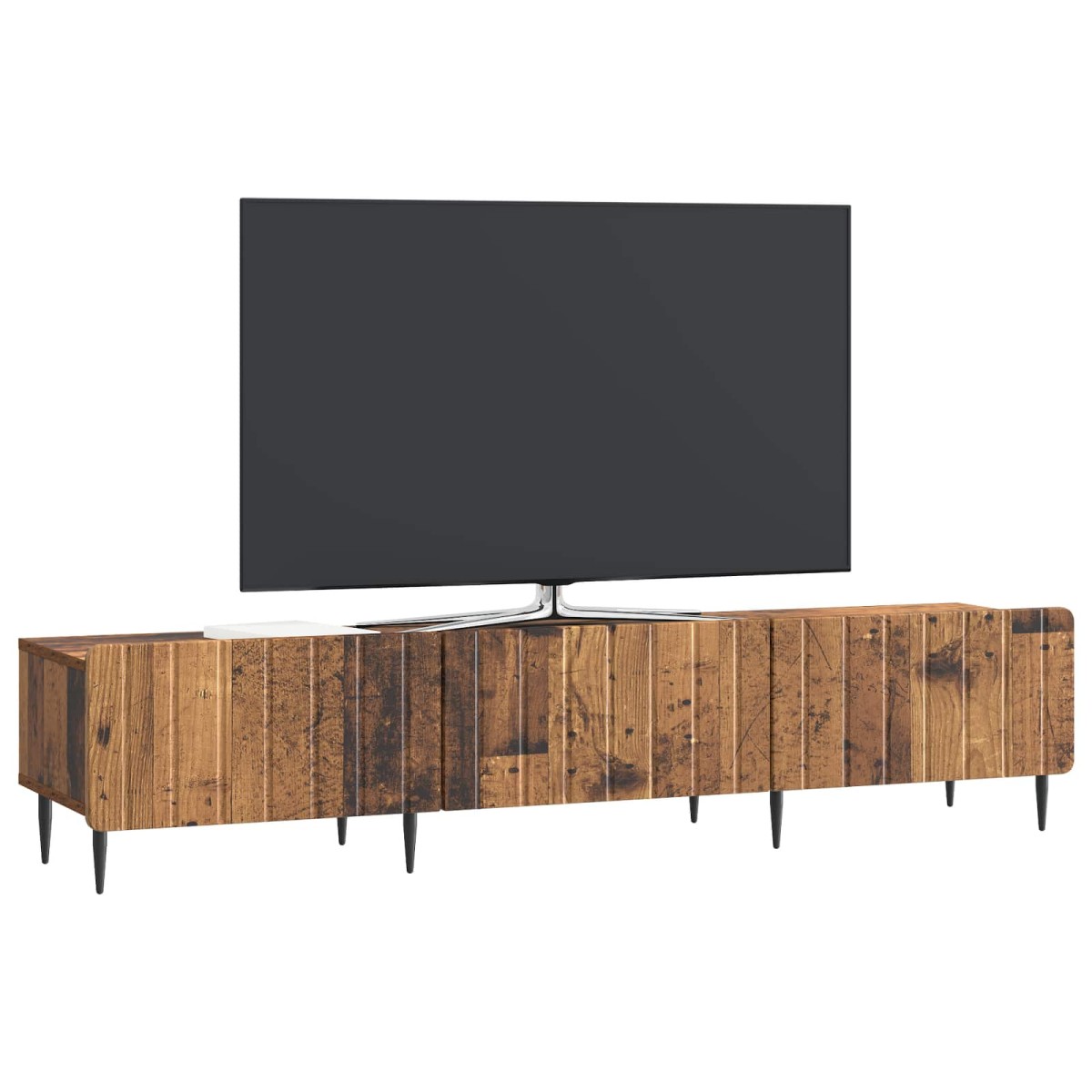 vidaXL Ντουλάπι TV με συρτάρι Παλαιωμένο ξύλο 147 x 34,5 x 32 εκ