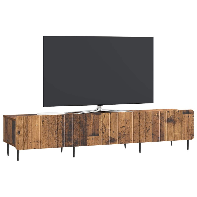 vidaXL Ντουλάπι TV με συρτάρι Παλαιωμένο ξύλο 147 x 34,5 x 32 εκ