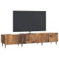 vidaXL Ντουλάπι TV με συρτάρι Παλαιωμένο ξύλο 147 x 34,5 x 32 εκ