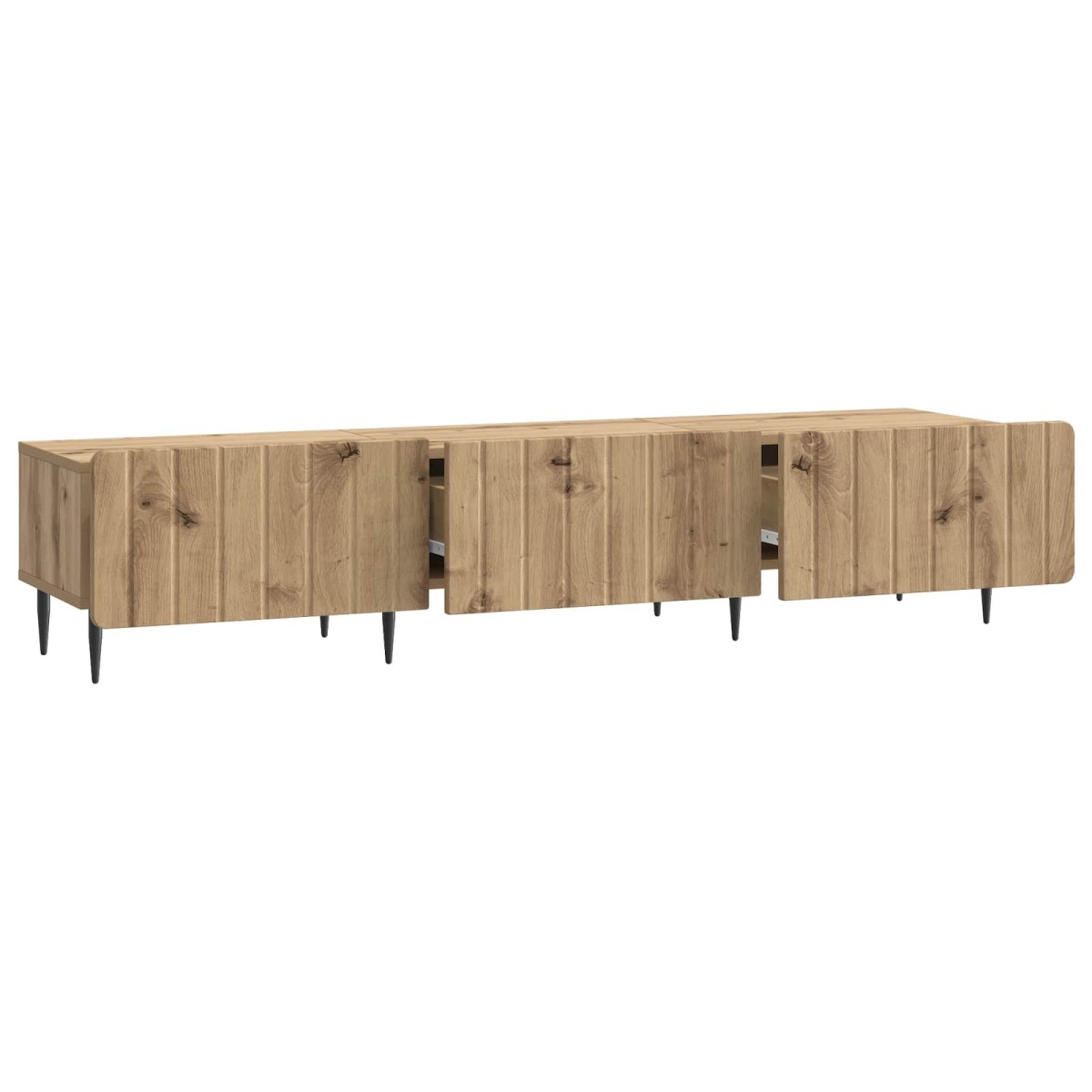 vidaXL Ντουλάπι TV 147 x 34,5 x 32 εκ Artisan Δρυς Επεξεργασμένο Ξύλο