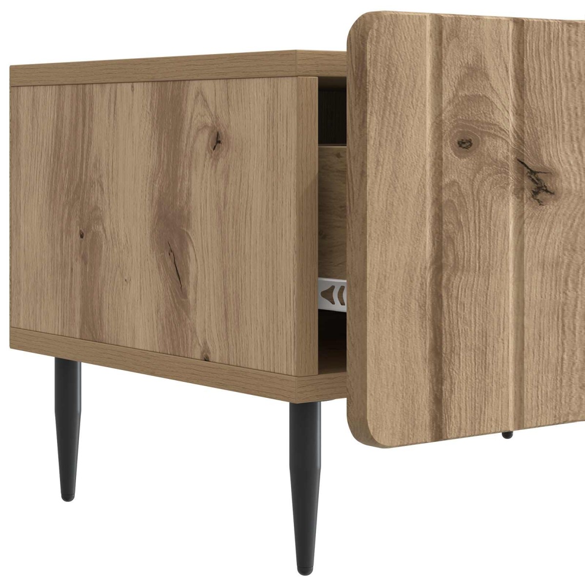 vidaXL Ντουλάπι TV 147 x 34,5 x 32 εκ Artisan Δρυς Επεξεργασμένο Ξύλο