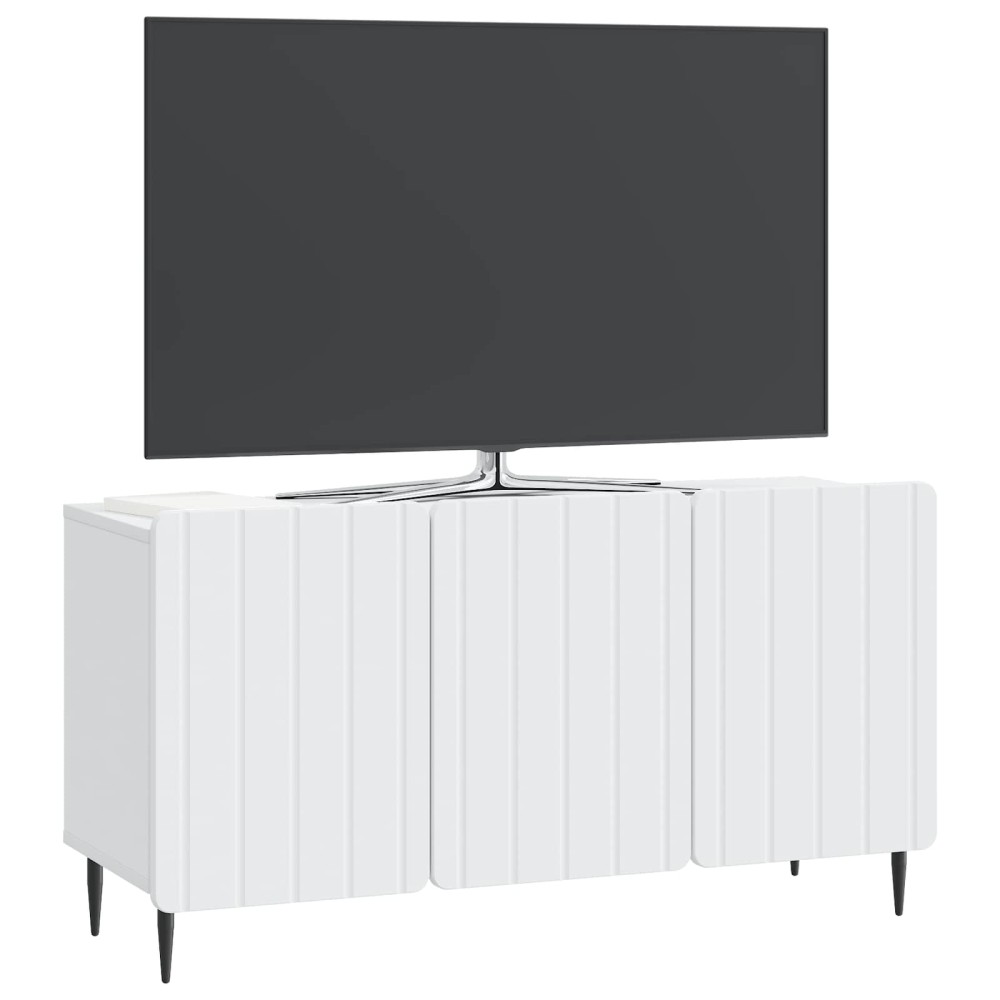 vidaXL Ντουλάπι TV Λευκό 99 x 34,5 x 52 cm Επεξεργασμένο Ξύλο