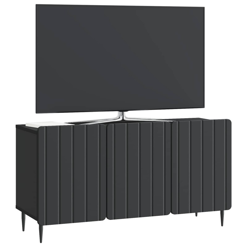 vidaXL Ντουλάπι TV Μαύρο 99 x 34,5 x 52 cm Επεξεργασμένο Ξύλο