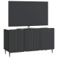vidaXL Ντουλάπι TV Μαύρο 99 x 34,5 x 52 cm Επεξεργασμένο Ξύλο