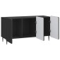 vidaXL Ντουλάπι TV Μαύρο 99 x 34,5 x 52 cm Επεξεργασμένο Ξύλο