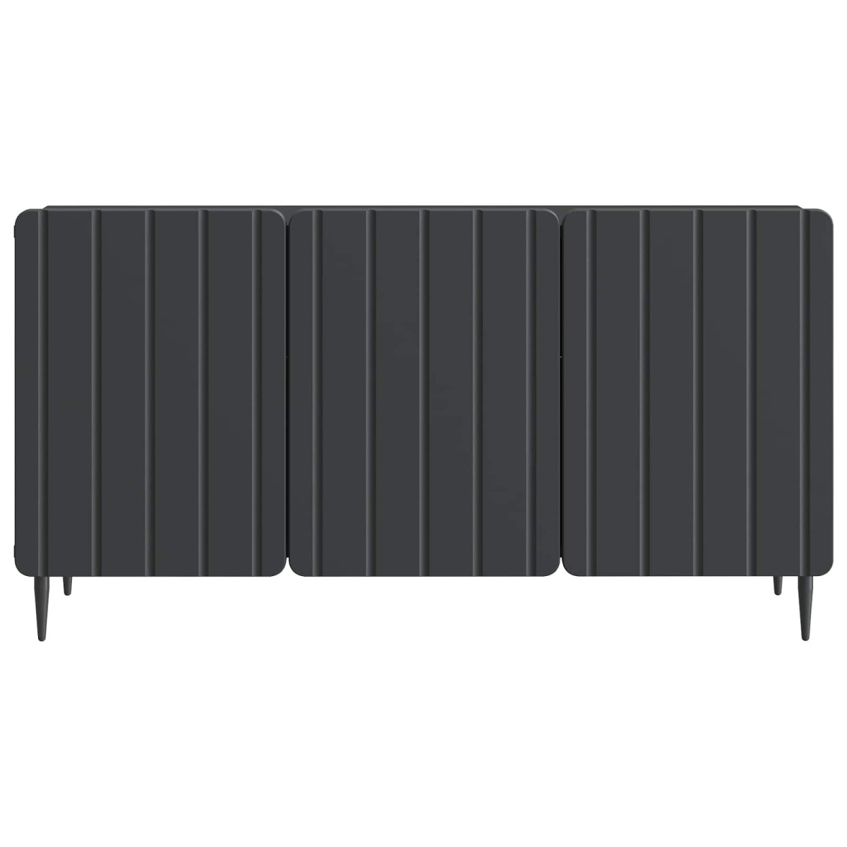 vidaXL Ντουλάπι TV Μαύρο 99 x 34,5 x 52 cm Επεξεργασμένο Ξύλο