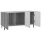 vidaXL Ντουλάπι TV Γκρι Sonoma 99 x 34,5 x 52 cm Επεξεργασμένο Ξύλο