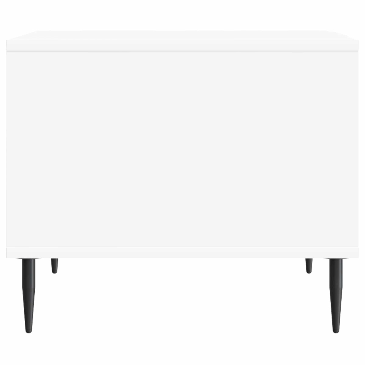 vidaXL Τραπεζάκι σαλονιού Λευκό 90 x 50 x 40 cm Επεξεργασμένο Ξύλο