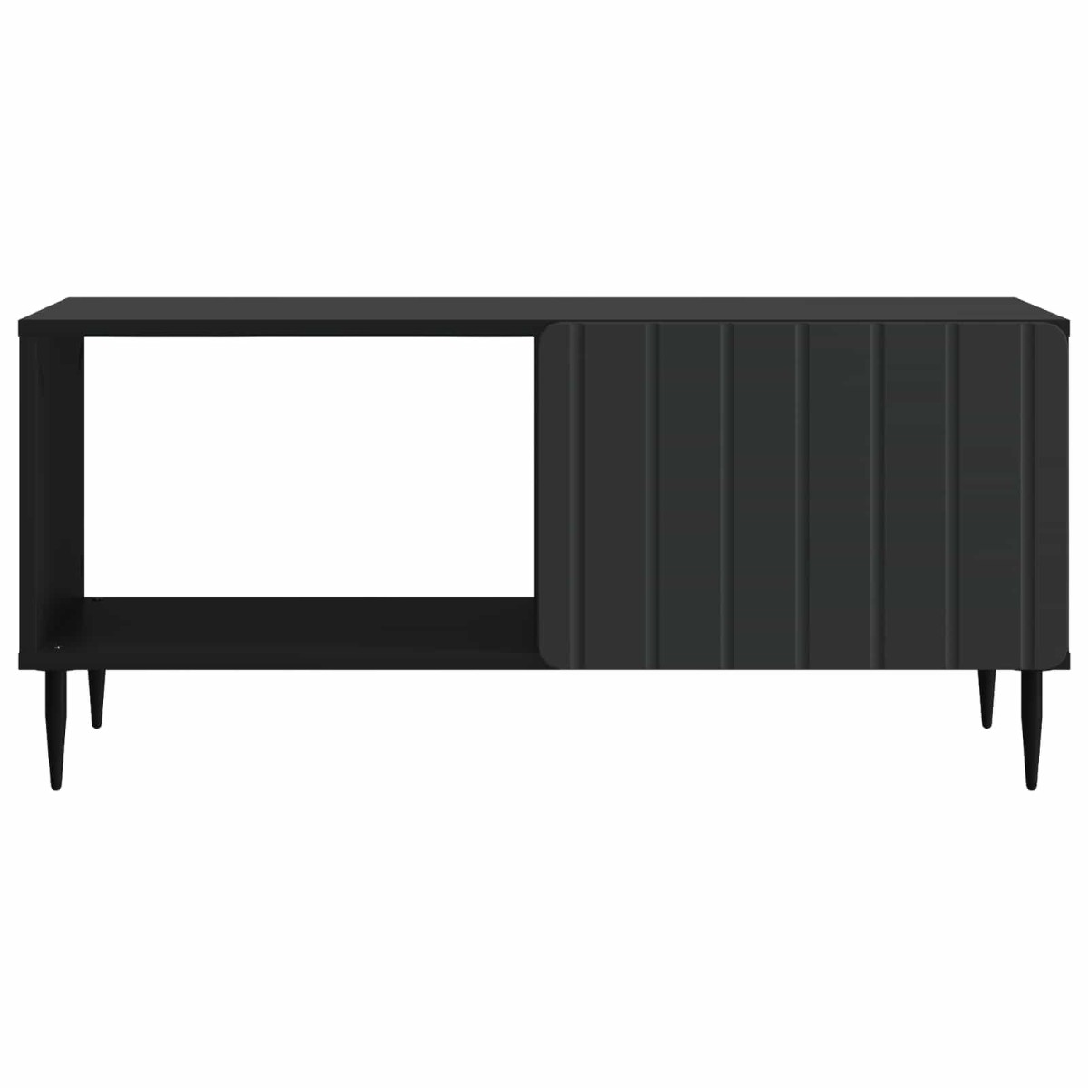 vidaXL Τραπεζάκι σαλονιού Μαύρο 90 x 50 x 40 cm Επεξεργασμένο Ξύλο