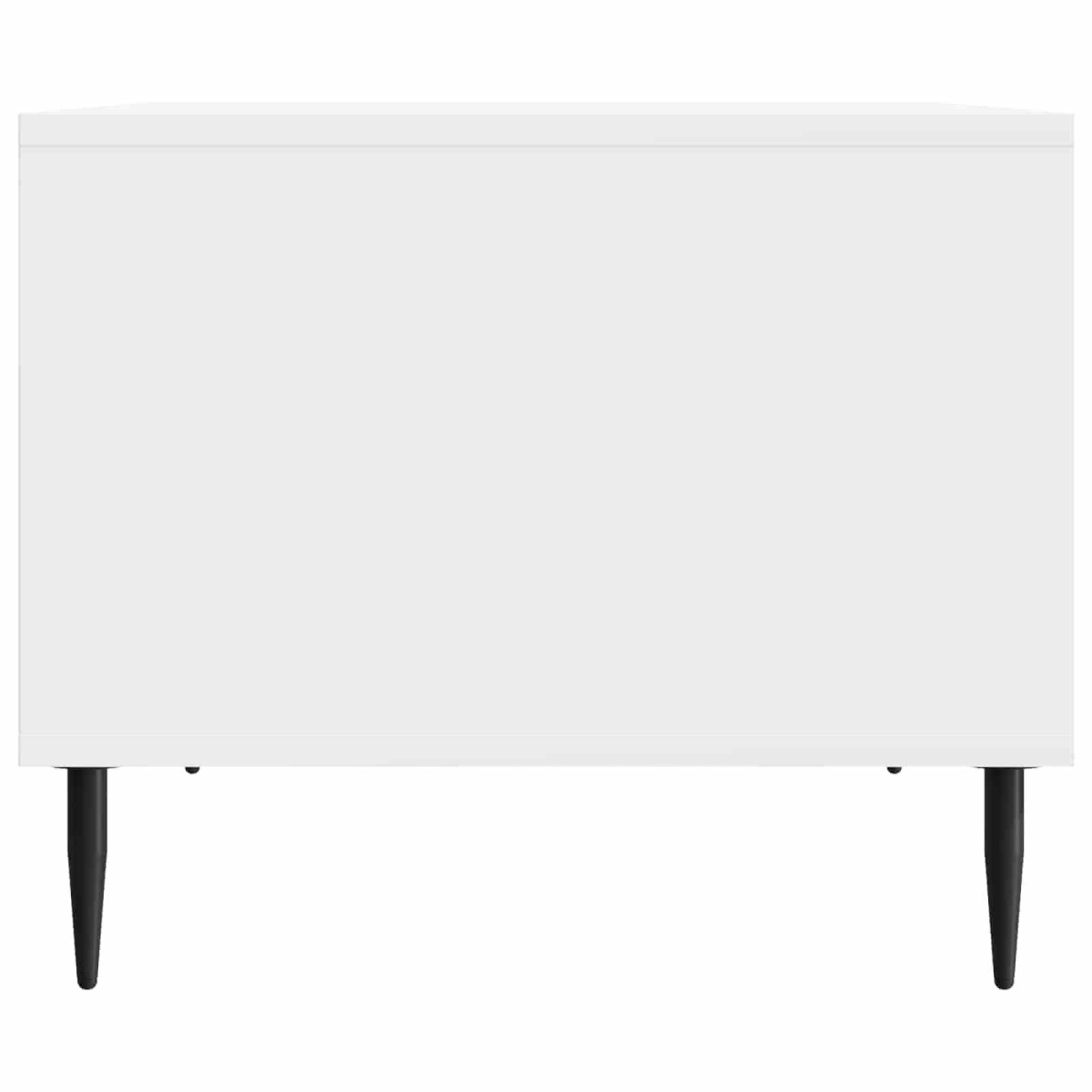 vidaXL Τραπεζάκι σαλονιού Γυαλιστερό Λευκό 90 x 50 x 40 cm