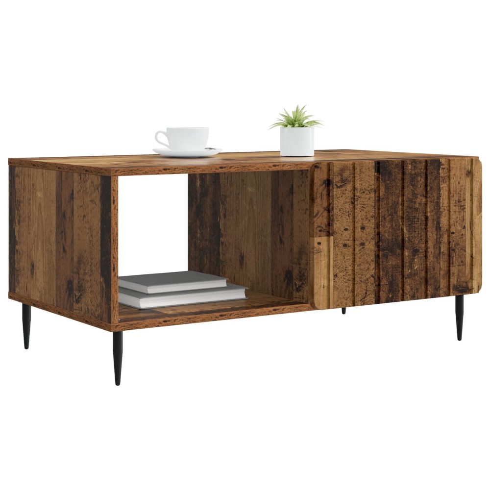 vidaXL Τραπεζάκι σαλονιού Παλαιωμένο ξύλο 90 x 50 x 40 cm