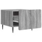 vidaXL Τραπεζάκι σαλονιού με συρτάρι Γκρι Sonoma 49 x 50 x 42 εκ.