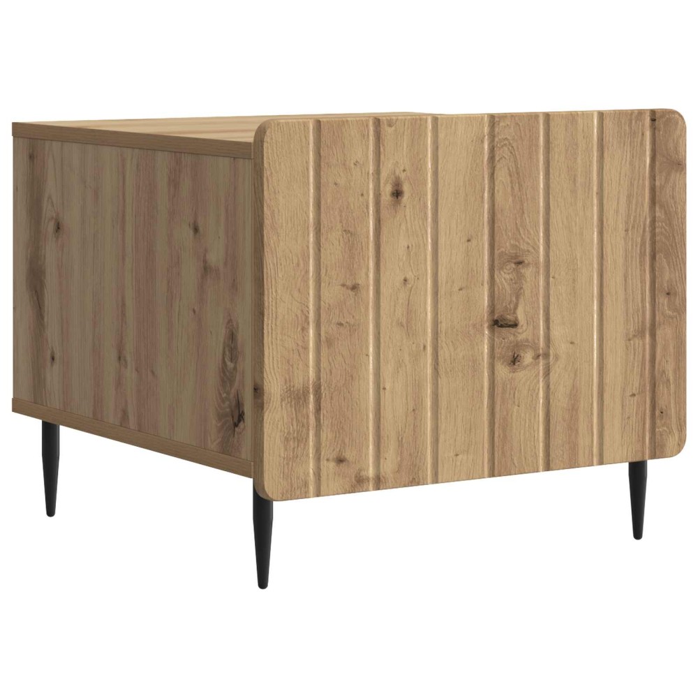 vidaXL Τραπεζάκι σαλονιού Artisan Δρυς 49 x 50 x 42 εκ.