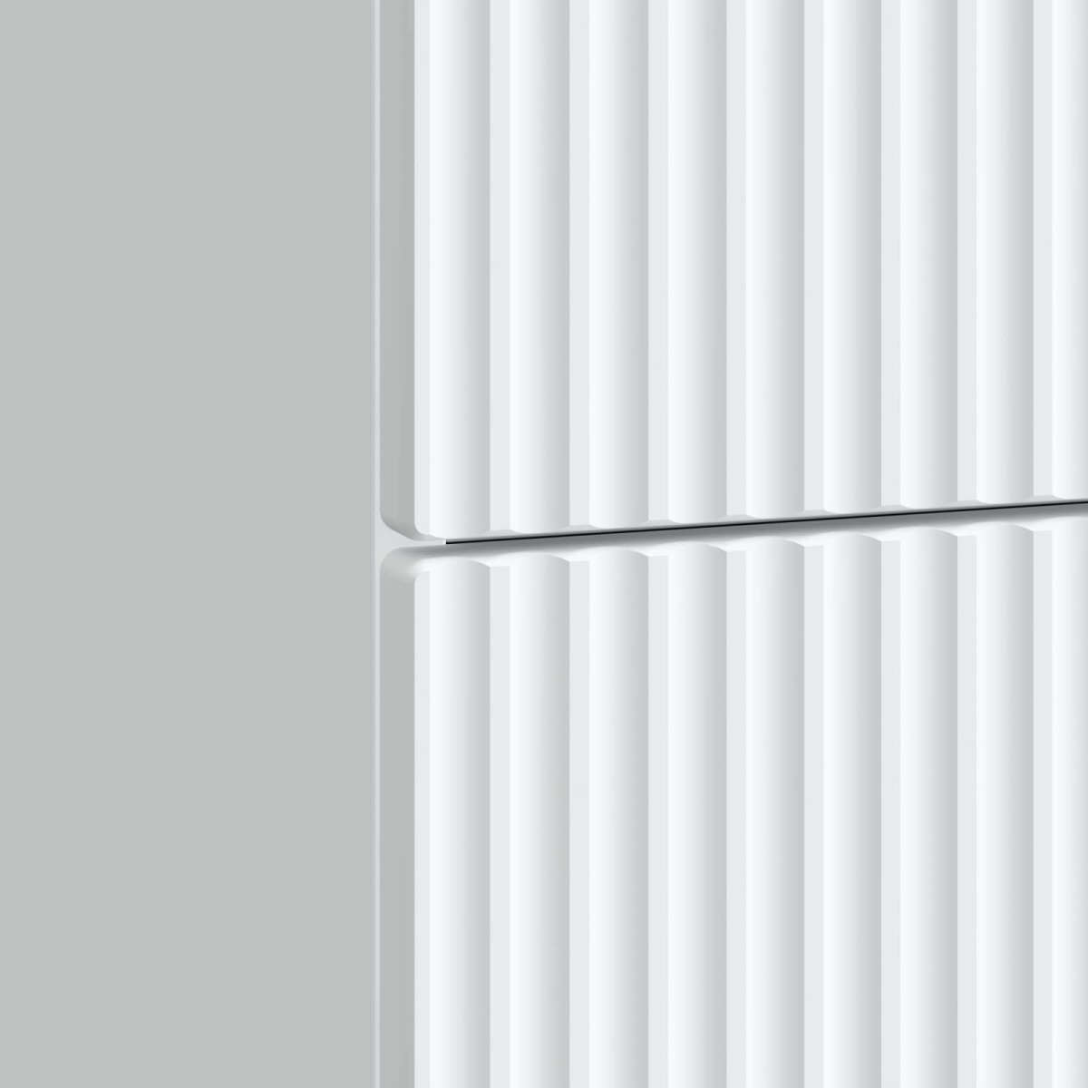 vidaXL Κομοδίνο με συρτάρι Λευκό 43 x 34,5 x 48 εκ Επεξεργασμένο Ξύλο