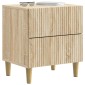 vidaXL Κομοδίνο 2 τεμ. Sonoma Δρυς 43 x 34,5 x 48 εκ