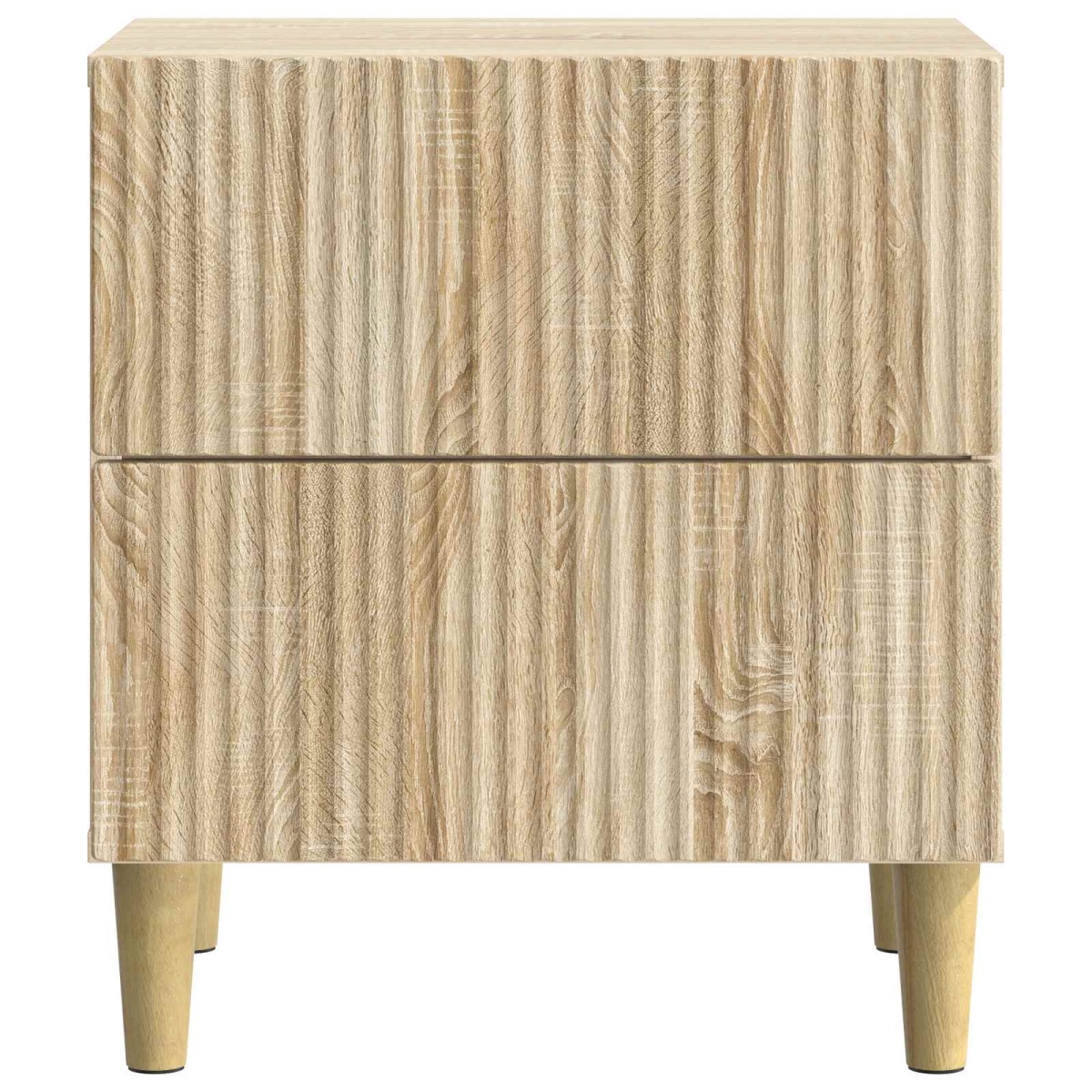 vidaXL Κομοδίνο 2 τεμ. Sonoma Δρυς 43 x 34,5 x 48 εκ