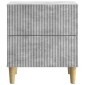 vidaXL Κομοδίνο Γκρι Σκυροδέματος 43 x 34,5 x 48 εκ Επεξεργασμένο Ξύλο