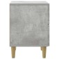vidaXL Κομοδίνο Γκρι Σκυροδέματος 43 x 34,5 x 48 εκ Επεξεργασμένο Ξύλο