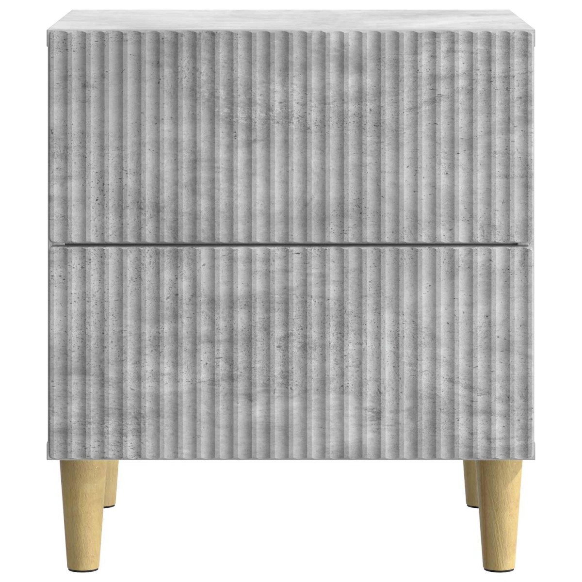 vidaXL Κομοδίνο 2 τεμ. Γκρι Σκυροδέματος 43 x 34,5 x 48 εκ