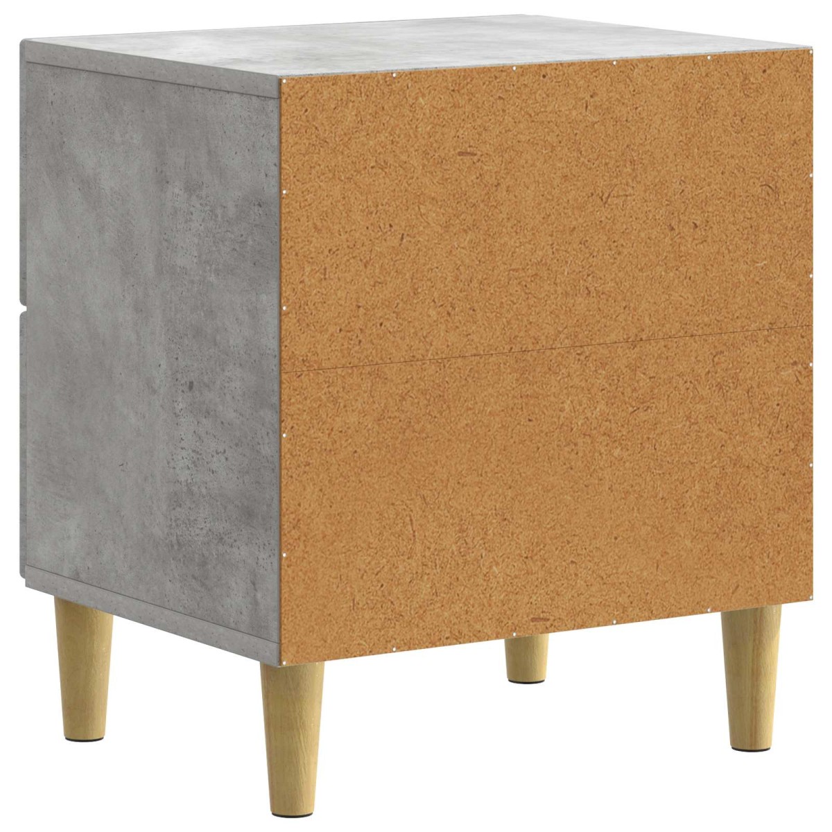 vidaXL Κομοδίνο 2 τεμ. Γκρι Σκυροδέματος 43 x 34,5 x 48 εκ