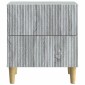 vidaXL Κομοδίνο Γκρι Sonoma 43 x 34,5 x 48 εκ Επεξεργασμένο Ξύλο