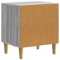 vidaXL Κομοδίνο Γκρι Sonoma 43 x 34,5 x 48 εκ Επεξεργασμένο Ξύλο