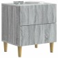 vidaXL Κομοδίνο 2 τεμ. Γκρι Sonoma 43 x 34,5 x 48 εκ
