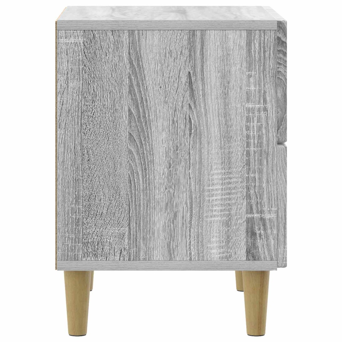 vidaXL Κομοδίνο 2 τεμ. Γκρι Sonoma 43 x 34,5 x 48 εκ