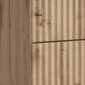 vidaXL Κομοδίνο Artisan Δρυς 43 x 34,5 x 48 εκ Επεξεργασμένο Ξύλο