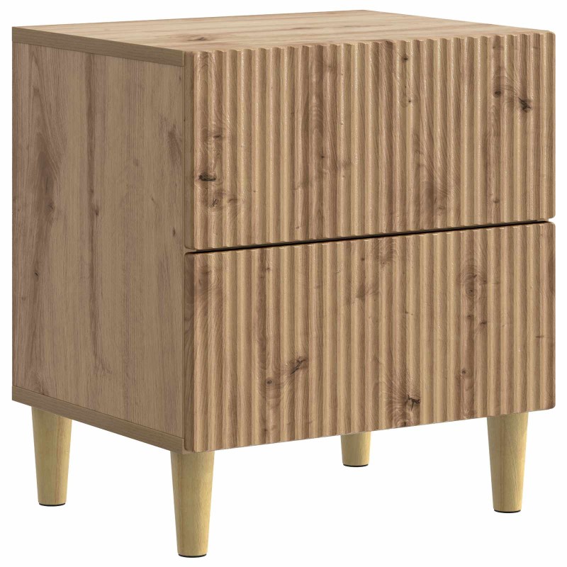 vidaXL Κομοδίνο Artisan Δρυς 43 x 34,5 x 48 εκ Επεξεργασμένο Ξύλο