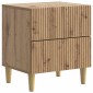 vidaXL Κομοδίνο 2 τεμ. Artisan Δρυς 43 x 34,5 x 48 εκ