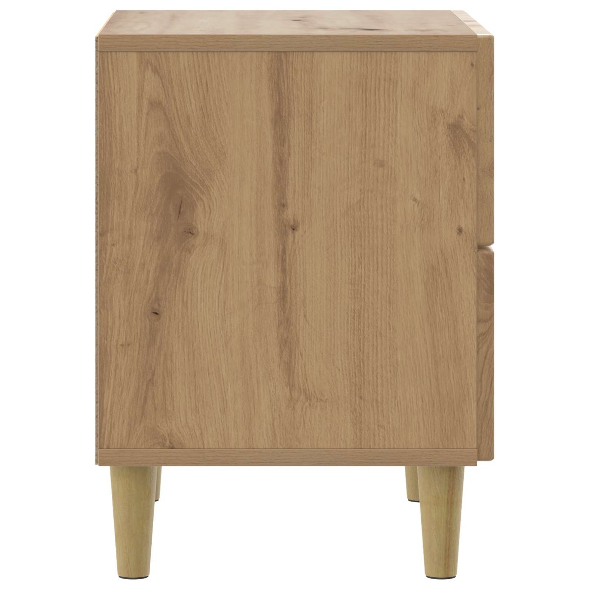 vidaXL Κομοδίνο 2 τεμ. Artisan Δρυς 43 x 34,5 x 48 εκ