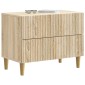 vidaXL Κομοδίνο Sonoma Δρυς 62 x 34,5 x 48 εκ Επεξεργασμένο Ξύλο