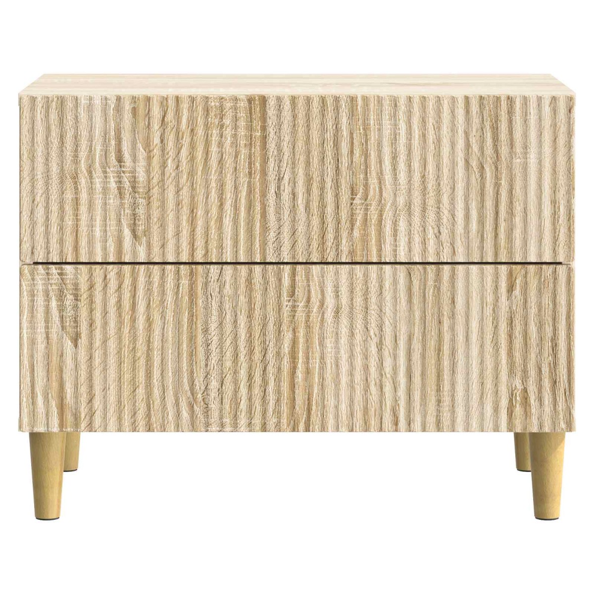 vidaXL Κομοδίνο Sonoma Δρυς 62 x 34,5 x 48 εκ Επεξεργασμένο Ξύλο
