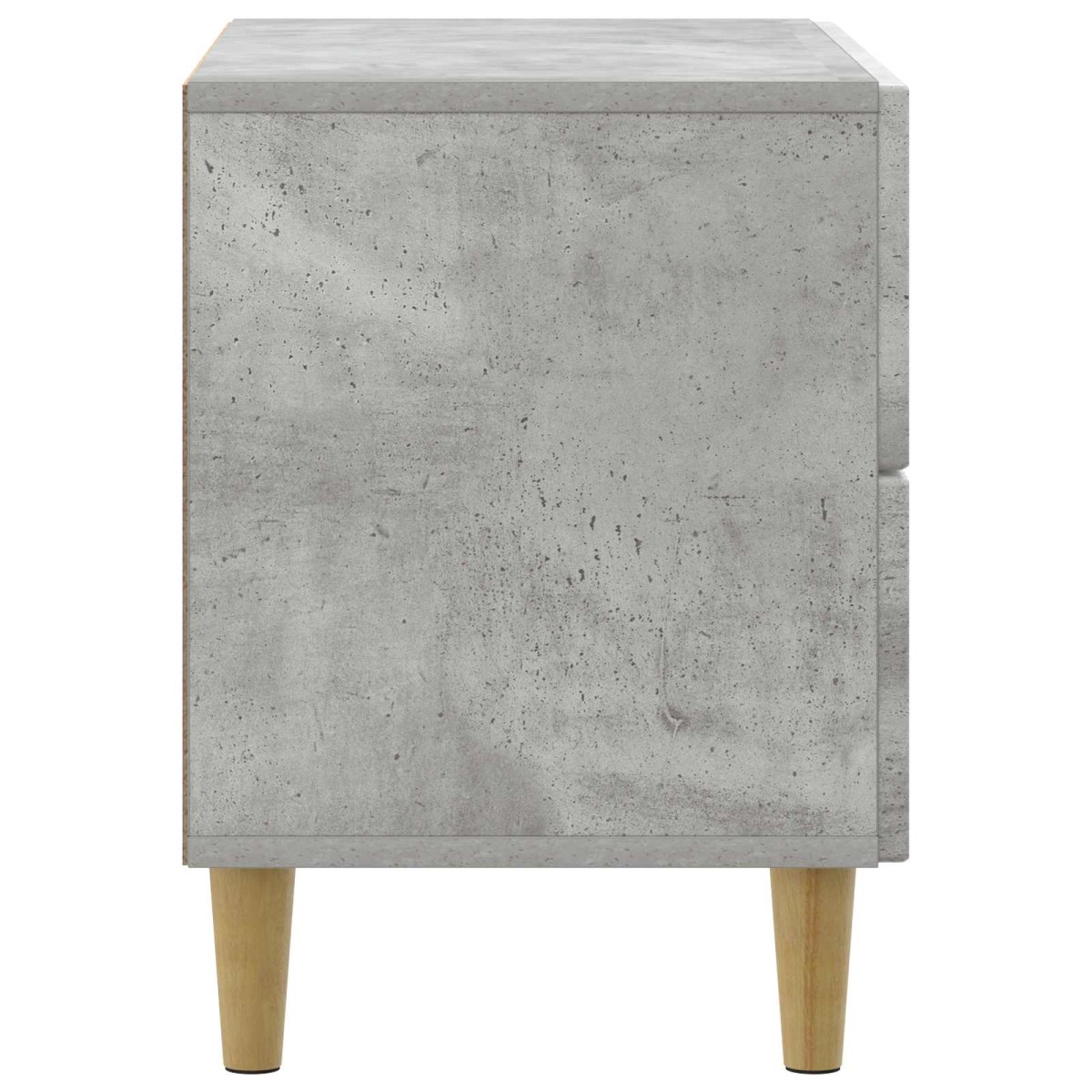 vidaXL Κομοδίνο Γκρι Σκυροδέματος 62 x 34,5 x 48 εκ Επεξεργασμένο Ξύλο