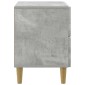 vidaXL Κομοδίνο Γκρι Σκυροδέματος 62 x 34,5 x 48 εκ Επεξεργασμένο Ξύλο