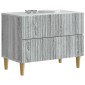 vidaXL Κομοδίνο Γκρι Sonoma 62 x 34,5 x 48 εκ Επεξεργασμένο Ξύλο