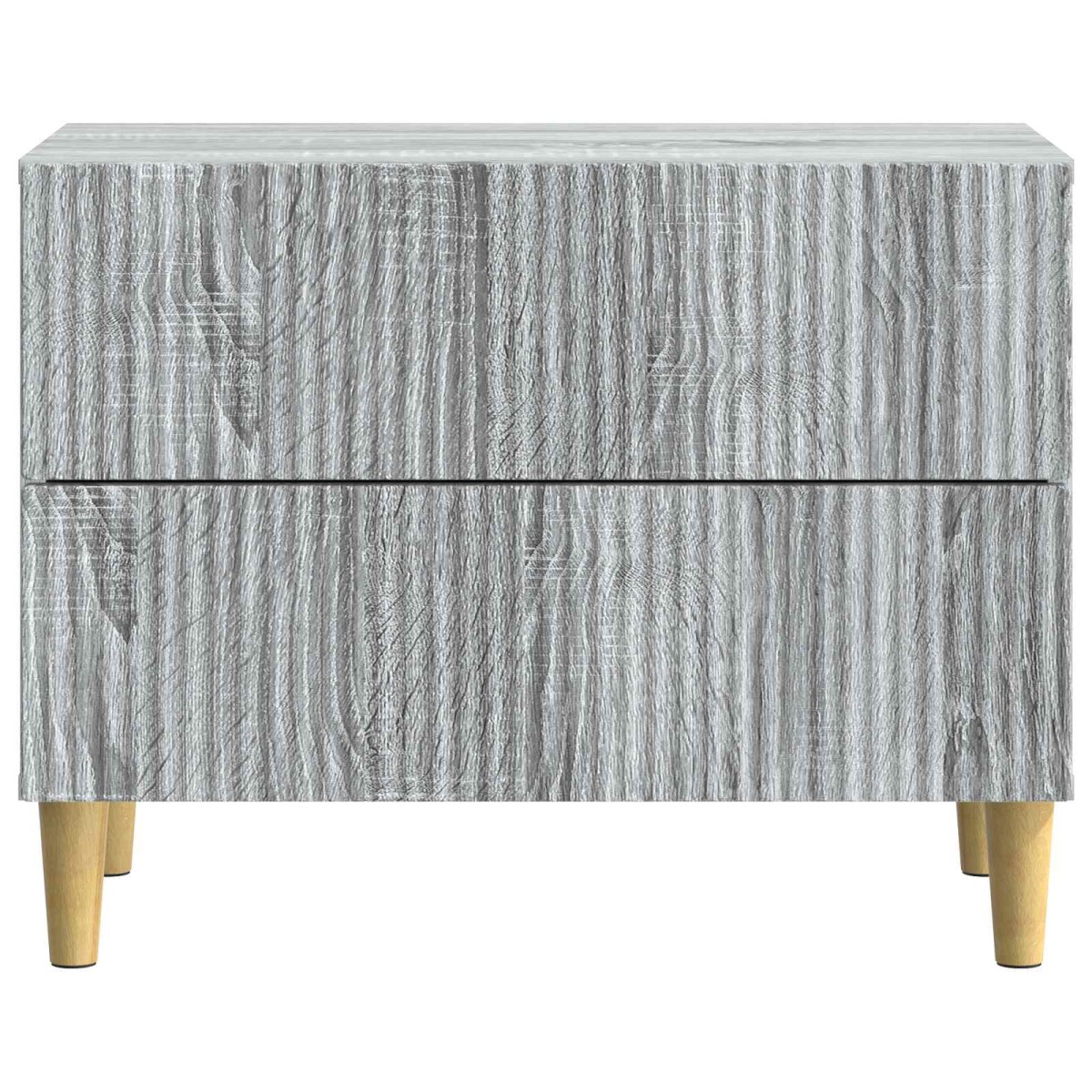 vidaXL Κομοδίνο Γκρι Sonoma 62 x 34,5 x 48 εκ Επεξεργασμένο Ξύλο