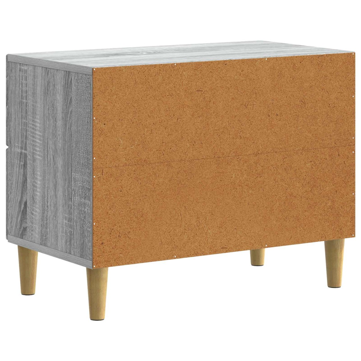 vidaXL Κομοδίνο Γκρι Sonoma 62 x 34,5 x 48 εκ Επεξεργασμένο Ξύλο