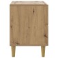 vidaXL Κομοδίνο Artisan Δρυς 62 x 34,5 x 48 εκ Επεξεργασμένο Ξύλο