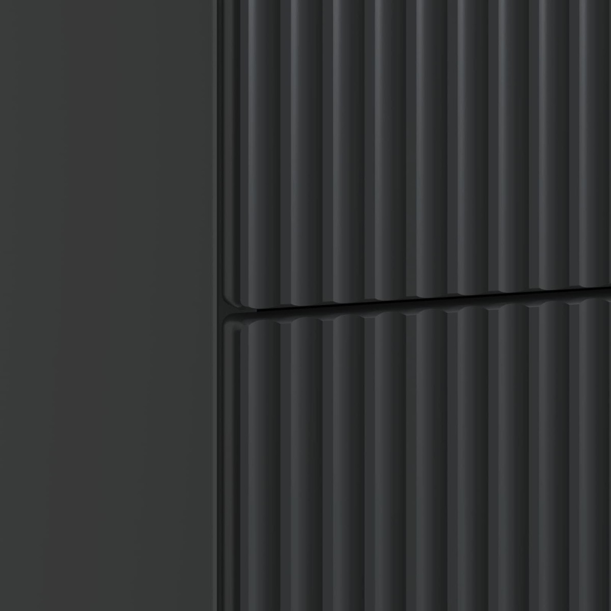 vidaXL Κομοδίνο Μαύρο 43 x 41 x 66,5 εκ. Επεξεργασμένο Ξύλο