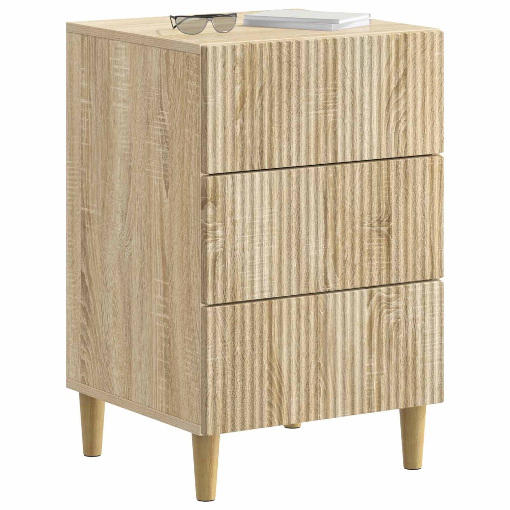 vidaXL Κομοδίνο Sonoma Δρυς 43 x 41 x 66,5 εκ. Επεξεργασμένο Ξύλο